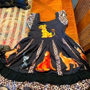 Dress with the characters from Lion King